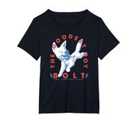 Disney Bolt The Goodest Boy Two Thousand Eight Camiseta, Mujer tallas grandes, Negro, 1XL Grande