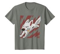 Disney Bolt The Super Dog Camiseta, Niños, Verde militar jaspeado, 6 años