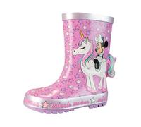 Disney Botas Impermeables para Niñas Minnie Mouse Rosa 26