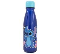 Disney Botella de Agua 600ml Stitch para Niños Colección Palms, Azul