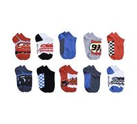 Disney Boys 10-pack No Show Socks, Light Gray Heather, 4-6 Years US