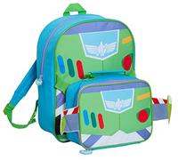 Disney Buzz Lightyear - Mochila con bolsa de almuerzo Toy Story Space Ranger a juego, juego de 2 piezas