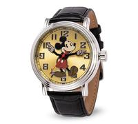 Disney by Ewatchfactory 56109 - Reloj analógico para Hombre, Correa de Cuero Color Negro