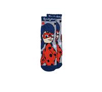 Disney - Calcetines antiderapantes para niño, calcetines para niña, ladybug, calcetines para niños, gris, 27-30