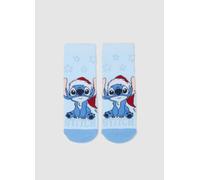 DISNEY, Calcetines Antideslizantes Azules De Mezcla De Algodón Con Diseño De Disney Para Niñas, Niña, Azul Azur, Talla: 34/36