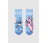 DISNEY, Calcetines Antideslizantes De Niña En Mezcla De Algodón Multicolor, Niña, Rosa/Azul Claro, Talla: 25/27