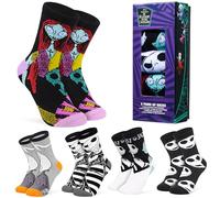 Disney Calcetines Mujer y Adolescentes, EU 35-41, Pack de 5 o 6 Calcetines Divertidos Suaves y Transpirables, Regalos para Ella (Multi Jack, 5 Pcs)