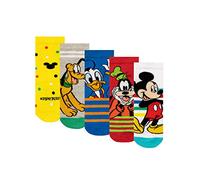 Disney Calcetines Paquete de 5 para Niños Mickey Mouse Multicolor 20-23