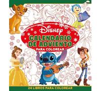 Disney. Calendario de Adviento para colorear: 24 libros para colorear