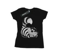 Disney Camiseta Alice in Wonderland de Cheshire Cat Monocromático de (BI8371)