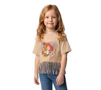 Disney Camiseta Beige con Estampado gráfico de Toy Story para niñas | Estampado de los Personajes Jessie y Bullseye | Camiseta de Manga Corta con Cuello Redondo