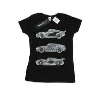Disney - Camiseta Cars Coches con Texto de Algodón para Mujer