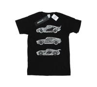 Disney Camiseta Cars Coches con Texto para Hombre (BI17591)