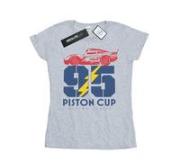 Disney Camiseta Cars Piston Cup 95 de Algodón para Mujer (BI13571)