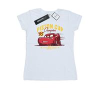 Disney - Camiseta Cars Piston Cup Champion de Algodón para Mujer