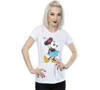 Disney Camiseta Classic de Minnie Mouse de Algodón para Mujer (BI1294)