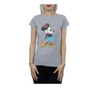 Disney Camiseta Classic de Minnie Mouse de Algodón para Mujer (BI1294)