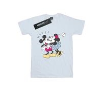 Disney - Camiseta de Mickey & Minnie Mouse Kiss para Hombre