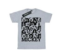 Disney - Camiseta de Mickey Mouse Cuadrícula Niños
