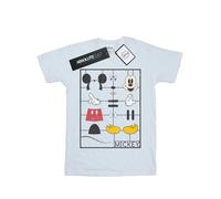 Disney Camiseta de Mickey Mouse Kit de Construcción de Algodón para (BI35823)