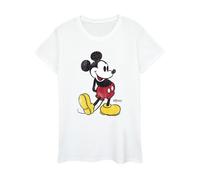 Disney Camiseta de Mickey Mouse Patada de Algodón para Mujer (BI30951)
