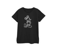 Disney Camiseta de Mickey Mouse Patada de Algodón para Mujer (BI48193)