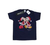Disney Camiseta de Mickey Mouse y Minnie Mouse Beso de Navidad de (BI36351)