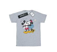 Disney Camiseta de Mickey Mouse y Minnie Mouse Kiss para Hombre (BI50866)