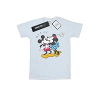 Disney Camiseta de Mickey Mouse y Minnie Mouse Kiss para Hombre (BI50866)