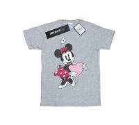 Disney Camiseta de Minnie Mouse Corazón de Algodón para Mujer (BI37197)