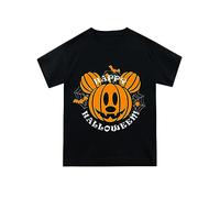 Disney Camiseta Halloween para niños | Camiseta de Mickey Mouse de Halloween para niñas y niños | Ropa Infantil con diseño de Calabaza de Mickey Mouse | Negro 5-6 años