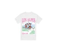 Disney Camiseta Les Alpes de Mickey Mouse para Hombre (TV3892)