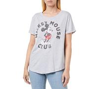 Disney Camiseta Mickey Mouse Club para Mujer, Gris (Sport Grey SPO), Talla 8, Reino Unido