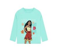 Disney Camiseta Niña, Camisetas Niño Vaiana, Camiseta Manga Larga Niña, Mercancía Oficial De Moana, Verde 5-6 años
