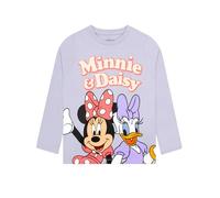 Disney Camiseta Niña, Minnie Mouse y Daisy Duck Camiseta de Manga Larga, Tops de Manga Larga para Niñas 5-6 Años