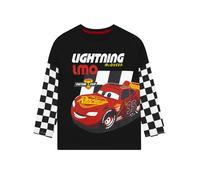 Disney Camiseta Niño De Cars Rayo Mcqueen, Camiseta Manga Larga Niño, Ropa Lightning Mcqueen Cars, Negro 5-6 Años