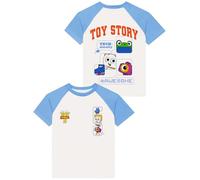 Disney Camiseta Niño Toy Story, Camisetas Manga Corta Niño con Snappy, Atlas & Smarty Pants, Verano Ropa Niño, Multicolor 4-5 Años