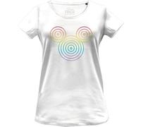 Disney - Camiseta para Mujer, Blanco, XL