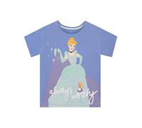 Disney Camiseta para Niñas Cinderella Azul 3-4 Años