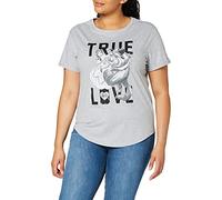 Disney True Love Camiseta, Gris (Sport Grey), 42 para Mujer