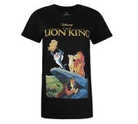 Disney Camiseta VHS del Rey León Mujer, Color Negro, Talla 10 UK
