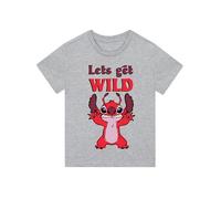 Disney Camisetas Leroy Camiseta Niño Manga Corta | Stitch Ropa para Niño | Gris 3-4 años