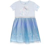 Disney Camisón Niña Frozen | Camisón de Princesa Elsa de Manga Corta para niñas | Edades de 18 Meses a 10 años | Azul 18-24 Meses