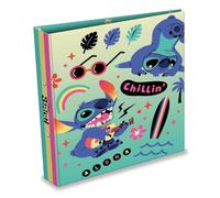 Disney - Carpeta de anillos de Lilo and Stitch (diseño Acid Pops) A4, regalos de Lilo y Stitch para niñas, niños, hombres y mujeres