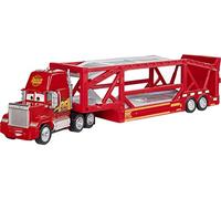 Disney Cars 3 Mack camión mundo de aventuras, coche transportador de juguetes (Mattel FLG70)