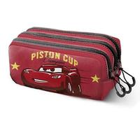 Disney Cars 3 Piston-Trick Fan 2.2 - Estuche para Coche (23 x 11 cm), Color Rojo