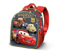 Disney Cars 3 Ready-Mochila 3D Elite, Rojo, 25 x 30 cm, Capacidad 7 L