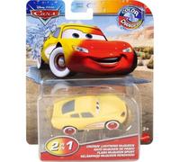 Disney Cars - Cambiador de color, diseño Cruisin McQueen Amarillo/Rojo (rojo y amarillo)