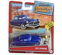 Disney Cars Doc Hudson, Welcome to Radiator Springs con calcomanía para parachoques