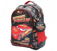 Disney Cars | Frozen | Vaiana | Minnie Mouse | Mochila de princesas para escuela primaria con 3 compartimentos | Mochila infantil para viajes y uso diario con correas reflectantes acolchadas, S